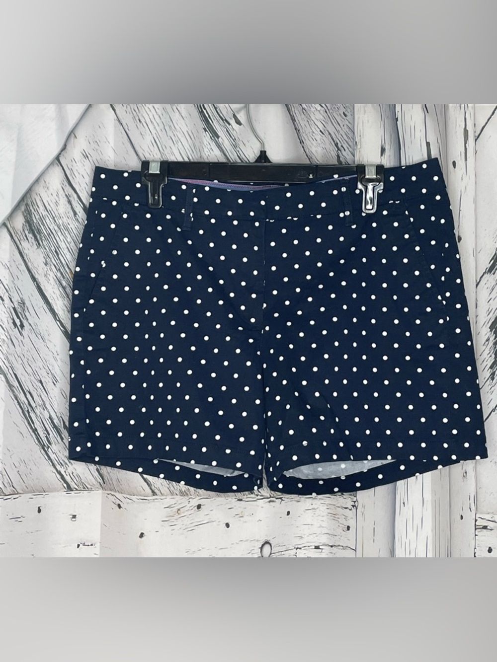 Nautica Navy Polka Dot Shorts Sz. 8